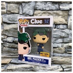 Clue Retro Toys 52 Hot Topic Mrs Peacock Funko Pop Vinyl Collector Figure Doll